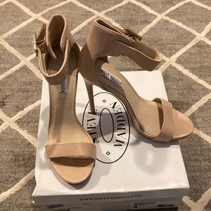 Steve Madden Blush/Nude heal sandal. Size 9